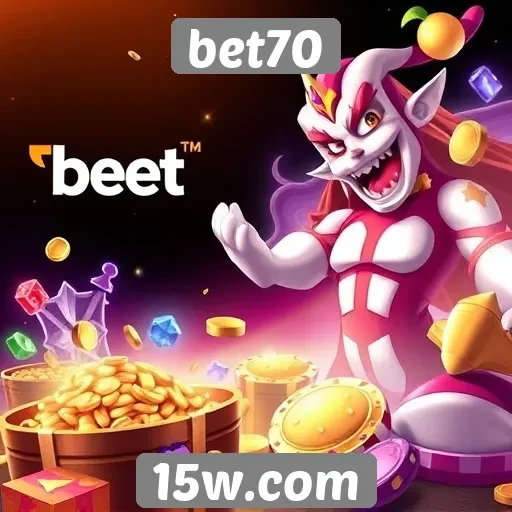 Diversidade de jogos disponíveis no bet70
